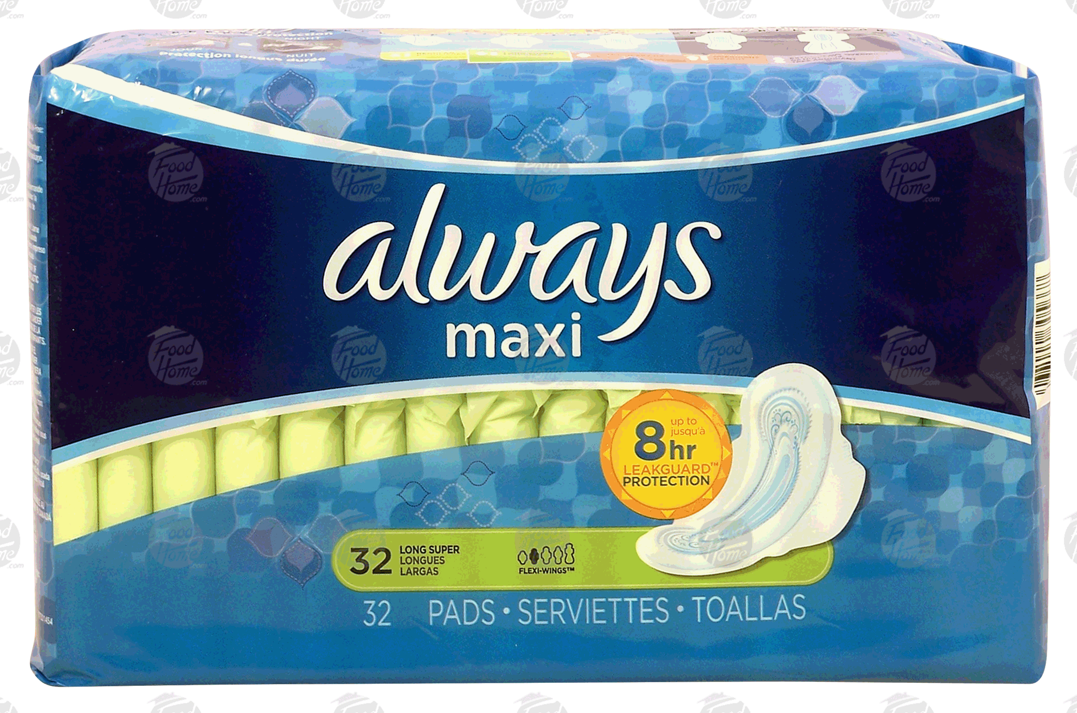 Always Maxi pads, long, super, flexi-wings Full-Size Picture